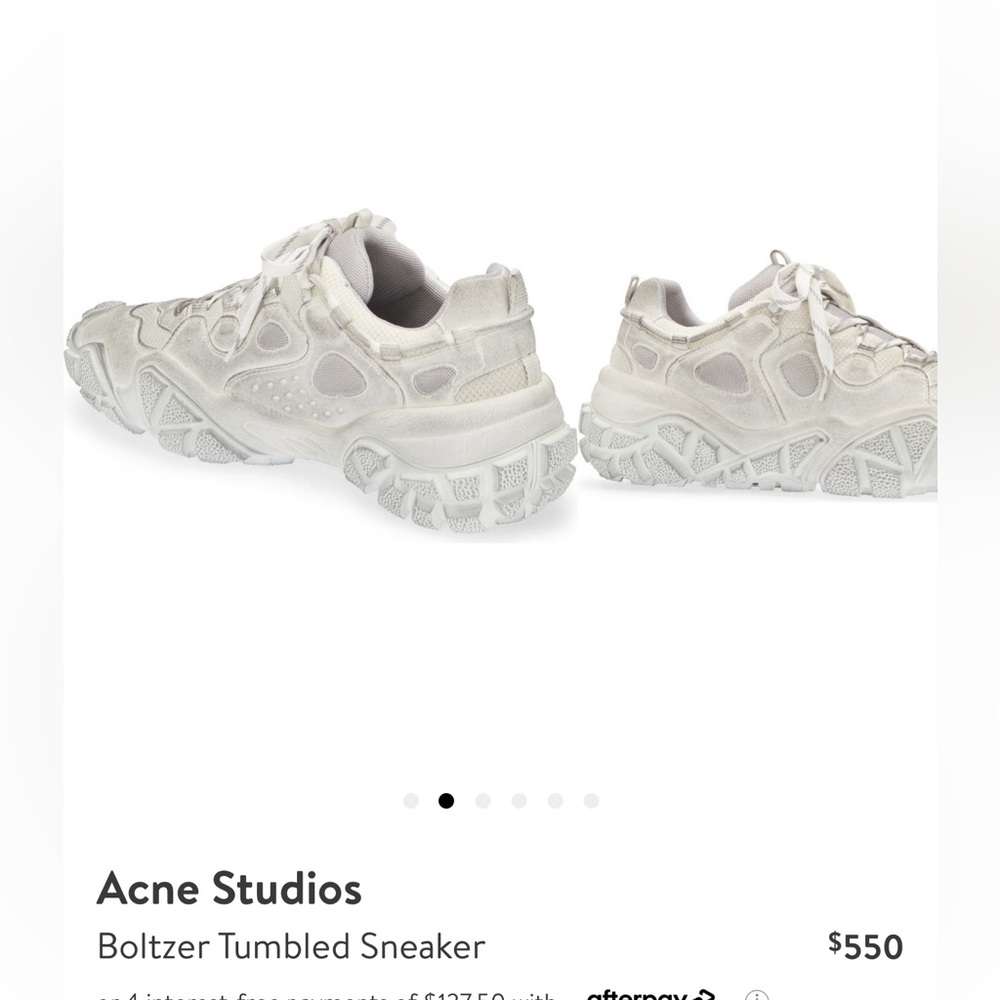 Acne studios ,bolzter low top sneaker - Picture 6 of 7